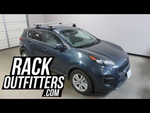 2017-2020+ KIA Sportage with Thule EVO Clamp WingBar EVO Roof Rack