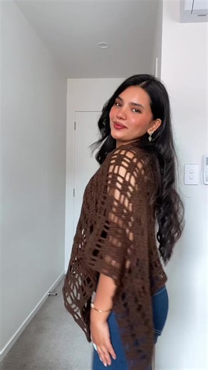 Loving this poncho so much . Patterns by #simplydaisy on youtube .#crochetwearables #poncho #love