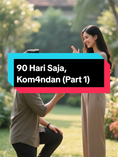•Part 1• Judul: 90 Hari Saja, Kom4ndan. Penulis: Tiffany Qotrunnada Selengkapnya di K B M App #dramaviral #fyou #90harisajakomandan #viralvideo #fypシ