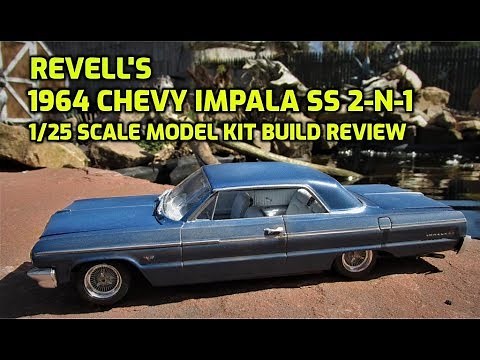 Revell 1964 Chevy Impala SS 2n1 1/25 Scale Model Kit Build Review 85-4487