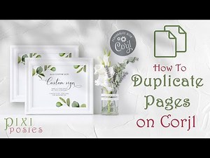 How To Duplicate Pages on Corjl or Why Can't I Duplicate Pages on Corjl?