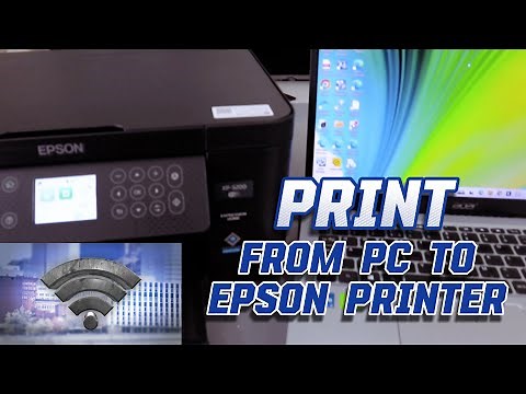 Print From Computer To Epson Printer| How to Use Epson Printer