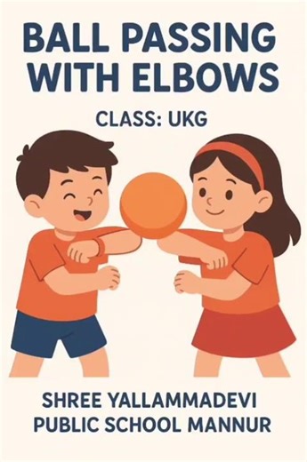 Ball passing with Elbow | Experiential Learning by Kids