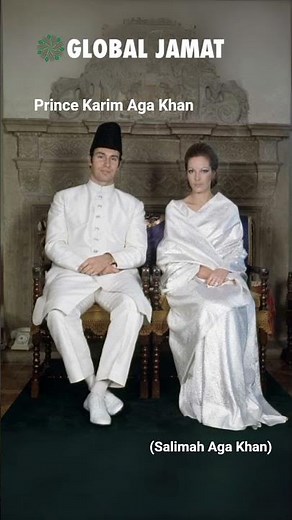 His Highness The Late Prince Karim Aga Khan on his wedding day in Paris, 1969.