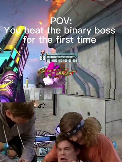 Psa not my first time.You really just gotta use the building as cover #borderlands #borderlands2 #sal #salvador #endgame #binary #code #boss #finalboss #grog #harold #bl2