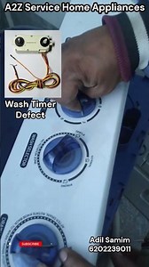 Washing Machine automatic wash timer not working