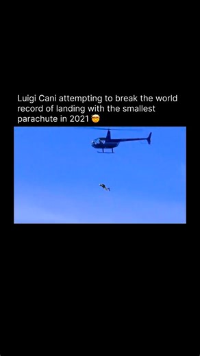 Men Savings on Instagram: "In 2021, Luigi Cani set out to challenge the absolute limits of human control and engineering by attempting to break the world record for landing with the smallest parachute ever used, a stunt that pushed precision skydiving into dangerous new territory. Wearing a specially designed micro-canopy that offers almost no margin for error, Cani relied entirely on perfect body positioning, split-second timing, and years of elite experience to survive the descent, knowing tha