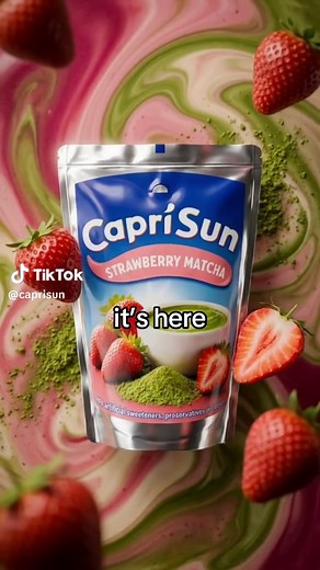 Capri-Sun New Strawberry Matcha Flavor Launched