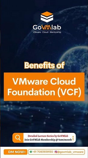 Why VMware VCF is a Game Changer for Cloud & Infra | VCF Benefits explained in 1 min | GoVMlab