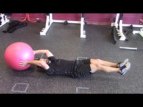Hands to Feet Stability Ball Pass