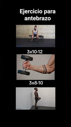 Ejercicios para crecer tus antebrazo #gym #ejercicio #gymmotivation