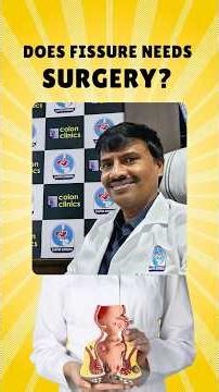 Does Fissure Needs Surgery ? #drrameshbaipalli #colonclinics #fissuretreatment #vizag