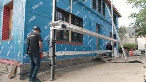 MetalTech Ultra-Jack 40-1/4 in. W x 39 in. D x 4 in. H Aluminum Pump Jack Brace for the Ultra-Jack Aluminum Scaffolding System PJ-BAL