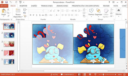 Rompecabezas en Powerpoint - Plantillas Power Point gratis