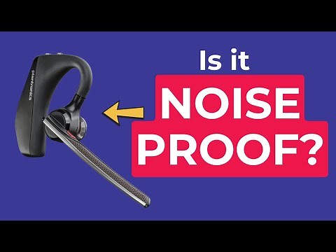 Mic Demo - Plantronics Voyager 5200 UC Mono Bluetooth Noise Canceling Headphone Test