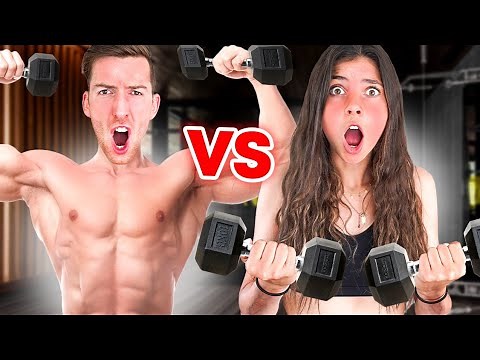 WIE IS DE STERKSTE?! (GYM CHALLENGE) #583