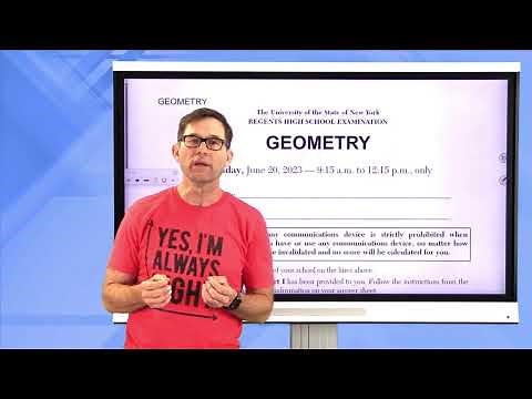 Geometry Regents Review - June 2024