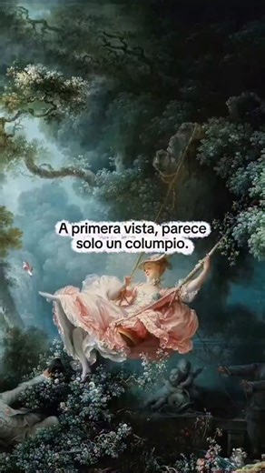 Explicando El Arte on Instagram: "El columpio, 1767 Jean-Honoré Fragonard Entre risas, seda y rocío, una joven se eleva en el aire, mientras su zapato vuela —como un secreto que ya no puede callar. Desde los arbustos, un amante la observa. Detrás, un hombre mayor empuja el columpio sin sospechar que también mueve los hilos de su propia burla. Fragonard disfraza la pasión con flores, la provocación con luz, y la irreverencia con belleza. Nada en esta escena es inocente: el rococó juega con la mor