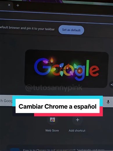 Cambiar idioma el navegador Chrome de inglés a español, claro también funciona si lo quieres pasar a otro idioma. Haz descargado Chrome pero en otro idioma? Aca te muestro como ponerlo a tu idioma. #chrome #español #tutosannypink