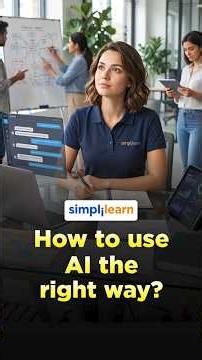 How To Use AI The Right Way? | AI Tips Every Beginner Should Know In 2026 | #Shorts | #Simplilearn