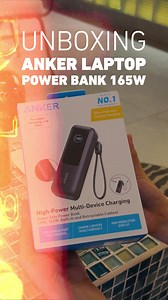 13K views · 43 reactions | No more messy cables at your favorite coffee spot! ☕⚡ Unboxing the Anker Retractable 165W! Compact, powerful, and perfect for charging multiple devices at once. Stay powered, stay productive! ✨ #AnkerPH #Retractable165W | Anker Philippines | Facebook
