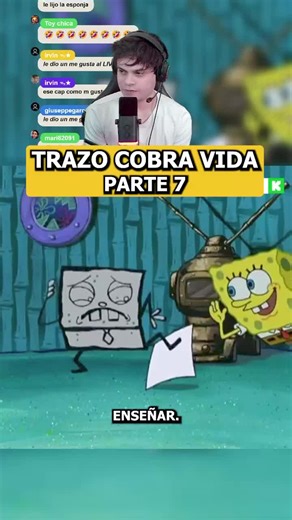 Bob Esponja se deshace de Trazo en el capítulo 7