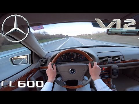 1997 Mercedes-Benz CL600 6.0 V12 W140 Coupé *394 HP 570 NM* POV Test Drive