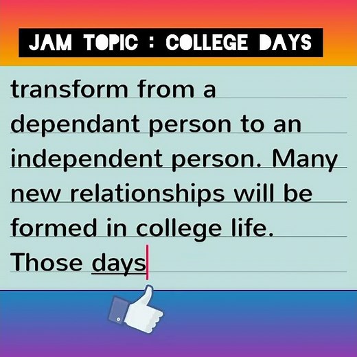 Tell me about your college days| Jam topics| Interview questions| 💯 selection