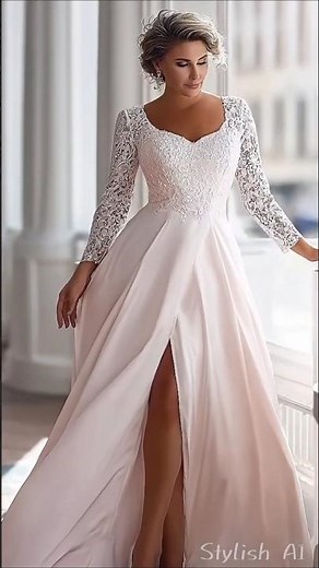 Beautiful wedding dresses for women over 50