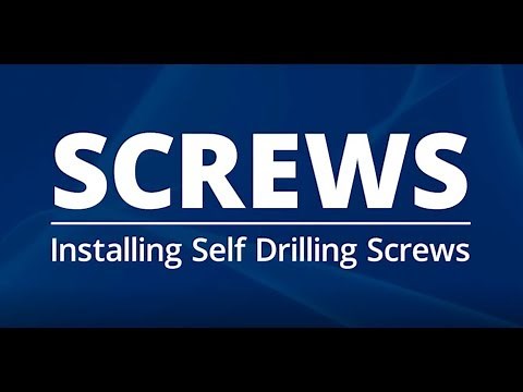 Construction Tricks - Installing Self-Drilling Screws