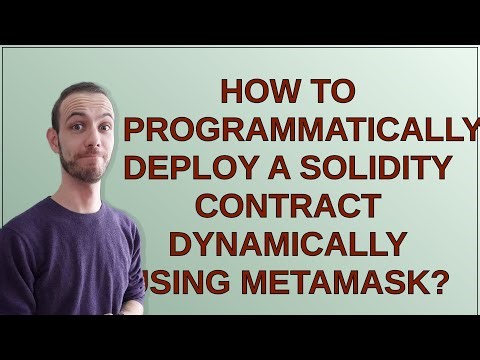 Ethereum: How to programmatically deploy a solidity contract dynamically using Metamask?