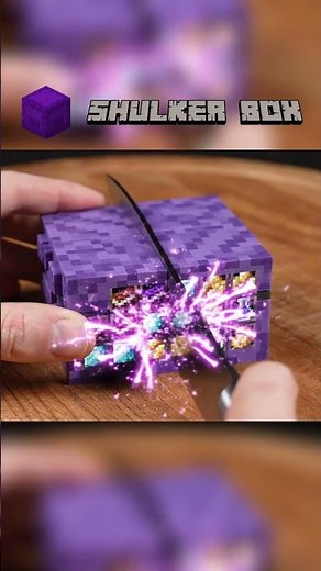 ASMR: Opening Minecraft’s Shulker Box… What’s Inside? 👀🔪