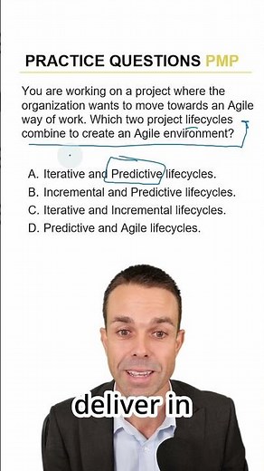 PMP Practice Question #019 - What makes a project agile?