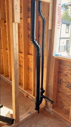 Kitchen Drain Added | Connecting Soil Or Waste Stack #shorts