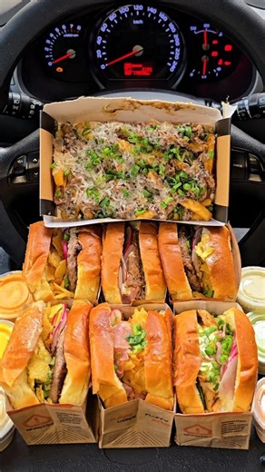 Foost | Fast Food Lover on Instagram: "Hits different 🍞 Order: * Cloudy Duo (BeefyCloud/ChickenFluff) = 10$ * Cloudy Duo (ShrimpyBites/CloudyTruffle) = 10$ * Cloudy Duo (Island Bites) = 10$ * Truffly Beefy Fries = 7$ Rating: 9/10 🏅 Location: Badaro, Zouk Mosbeh, Maamoura #asmr #eatingshow #foodie #viralreels"