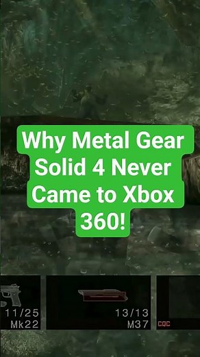 Why Metal Gear Solid 4 Never Came to Xbox 360!