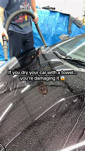 Why Drying Your Car with Towels Can Cause Damage