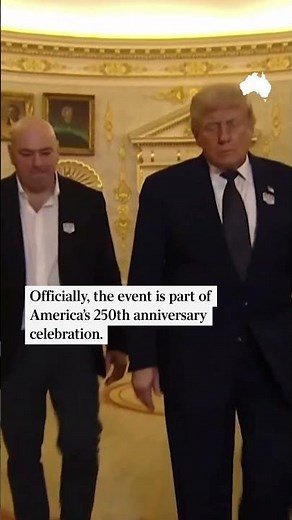 White House hosts UFC fights on Trump's 80th