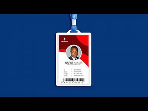 Photoshop Tutorial - Make creative ID Card in Adobe Photoshop cc Tutorial