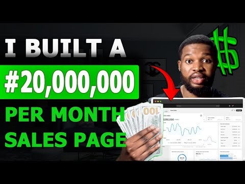 Watch Me Build A #20,000,000 Sales Page From Scratch (Complete Landing Page Masterclass)