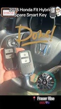 Programming a smart key to Honda Fit Hybrid in Fraser Rise, Victoria by Extra Car Keys. #hondafit