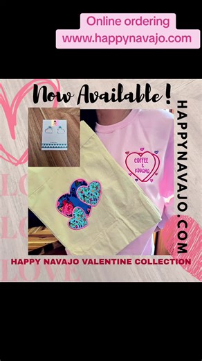 New Valentines Day apparel and jewelry is available at www.happynavajo.com #nativetiktok #deadly #rezhumor