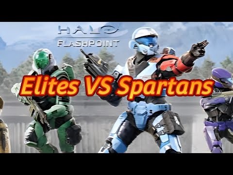 Halo Flashpoint | Elites VS Spartans | #manticgames