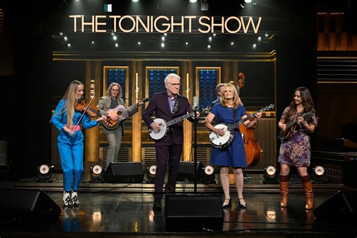 Watch Steve Martin, Alison Brown Perform Instrumental Track ‘Let’s Get Out of Here’ on ‘Fallon’