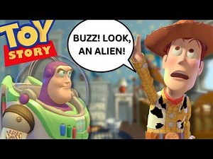 BUZZ LOOK AN ALIEN - Toy Story live action scene