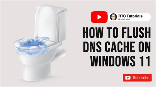 How to Flush DNS cache on Windows 11 #rtctutorials #fbviral #fbreelsfypシ゚viral #DNS #windows #Windows11 #windows10 #followers @followers | RTC Tutorials