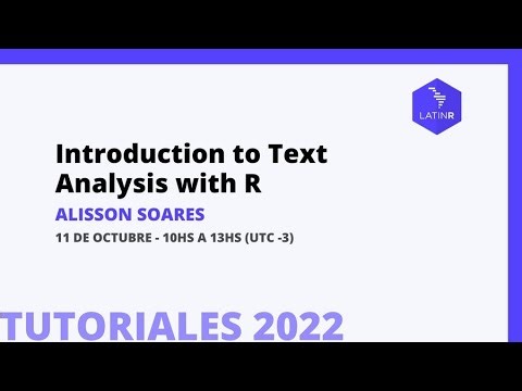 Introduction to Text Analysis with R.