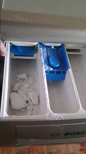 Bosch washer loading detergents in dispenser drawer