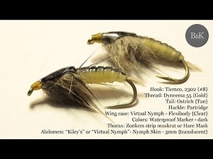 Tying a Large Mayfly Nymph - "Nymph Skin" (Nymphs) by BK