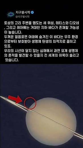 생명체가 존재할지도 모르는 토성의 미스터리 위성 3곳